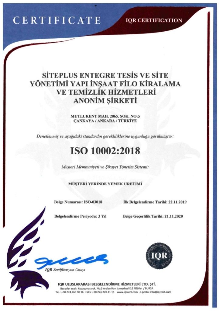 ISO 10002 2018
