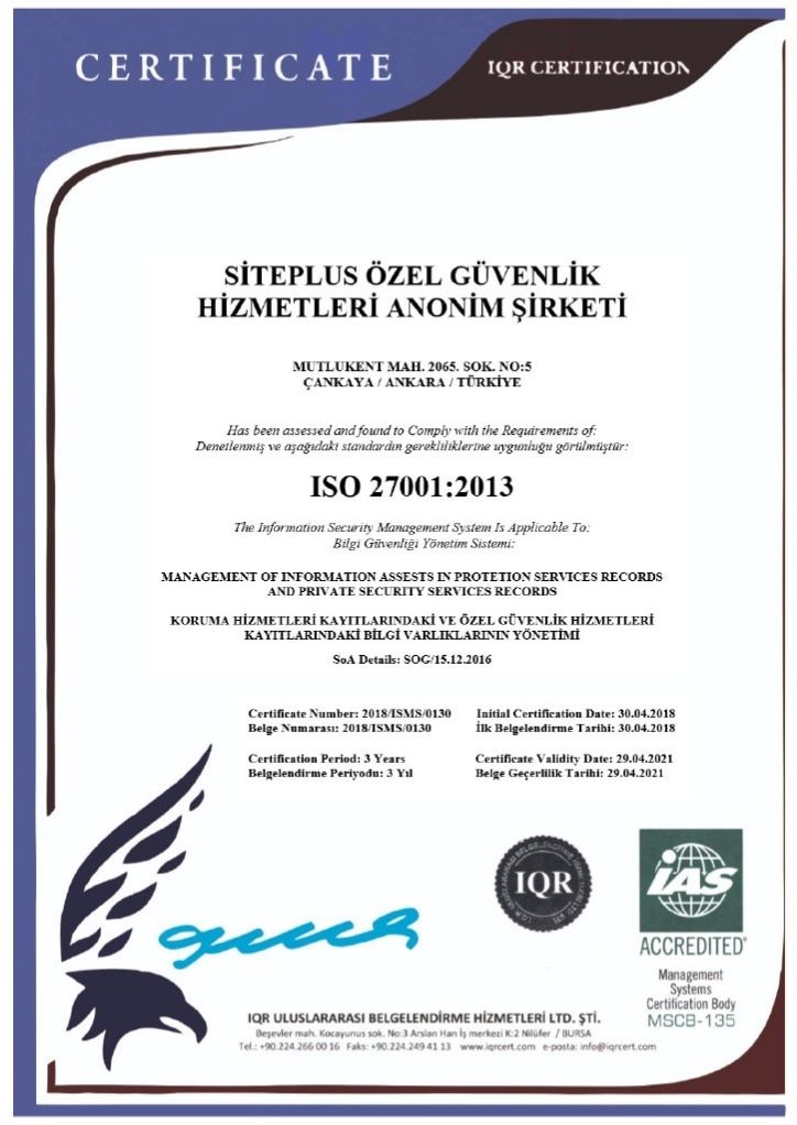 ISO 27001 2013
