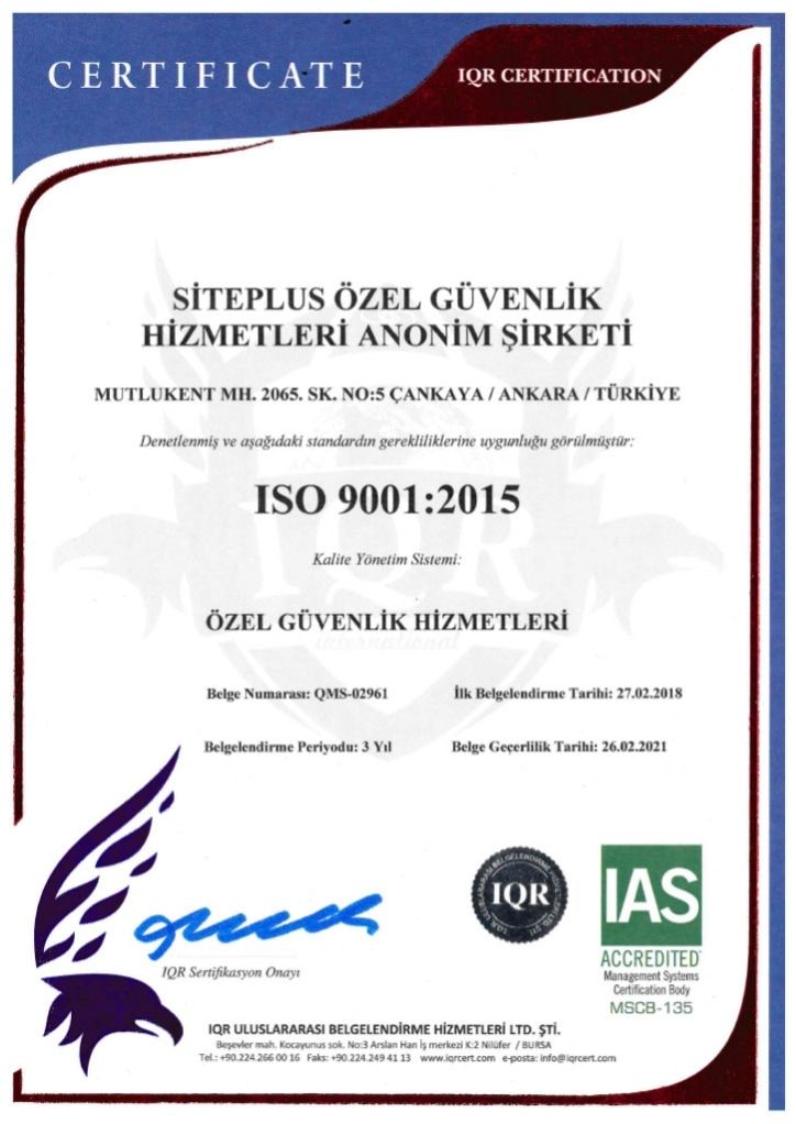 ISO 9001 2015
